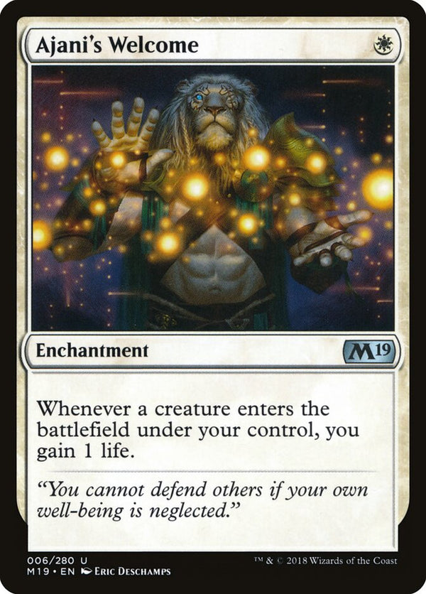 Ajani's Welcome - Magic: The Gathering