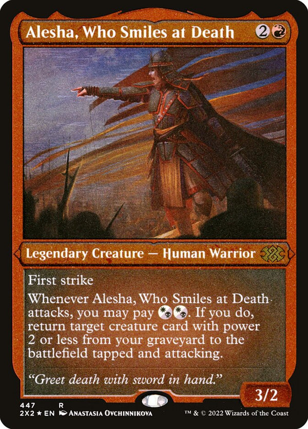 Alesha, Who Smiles at Death (Foil Etched) - Magic: The Gathering