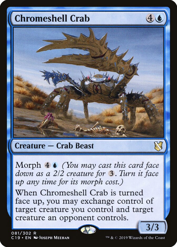 Chromeshell Crab - Magic: The Gathering