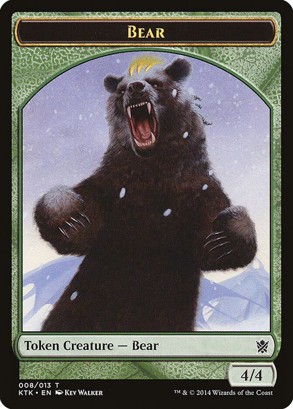 Bear Token - Magic: The Gathering