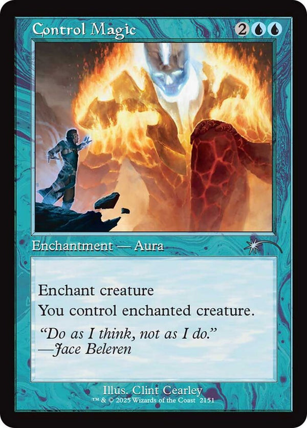 Control Magic (Retro Frame) - Magic: The Gathering
