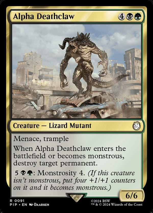 Alpha Deathclaw - Magic: The Gathering