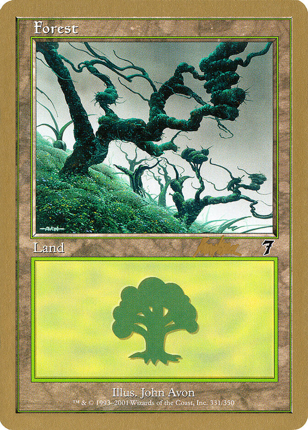 Forest (331) - 2002 Brian Kibler (7ED) - Magic: The Gathering