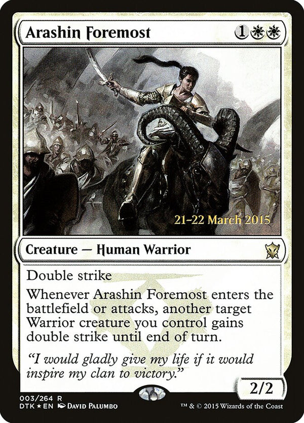 Arashin Foremost - Magic: The Gathering