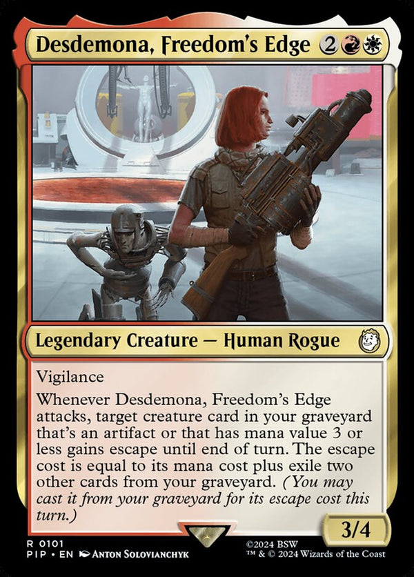 Desdemona, Freedom's Edge - Magic: The Gathering