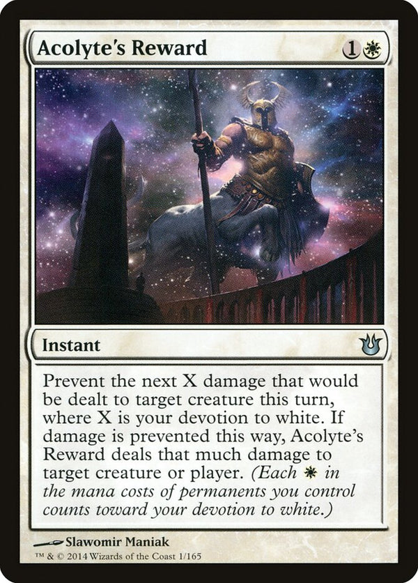 Acolyte's Reward - Magic: The Gathering