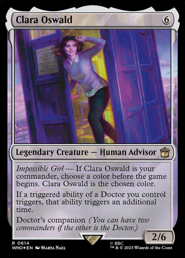 Clara Oswald (Surge Foil) - Magic: The Gathering