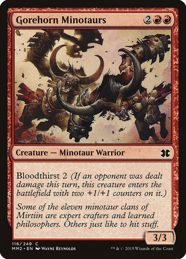 Gorehorn Minotaurs - Magic: The Gathering