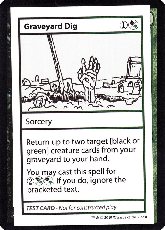 Graveyard Dig (No PW Symbol)