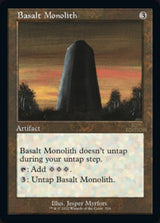 Basalt Monolith (Retro Frame) - Magic: The Gathering