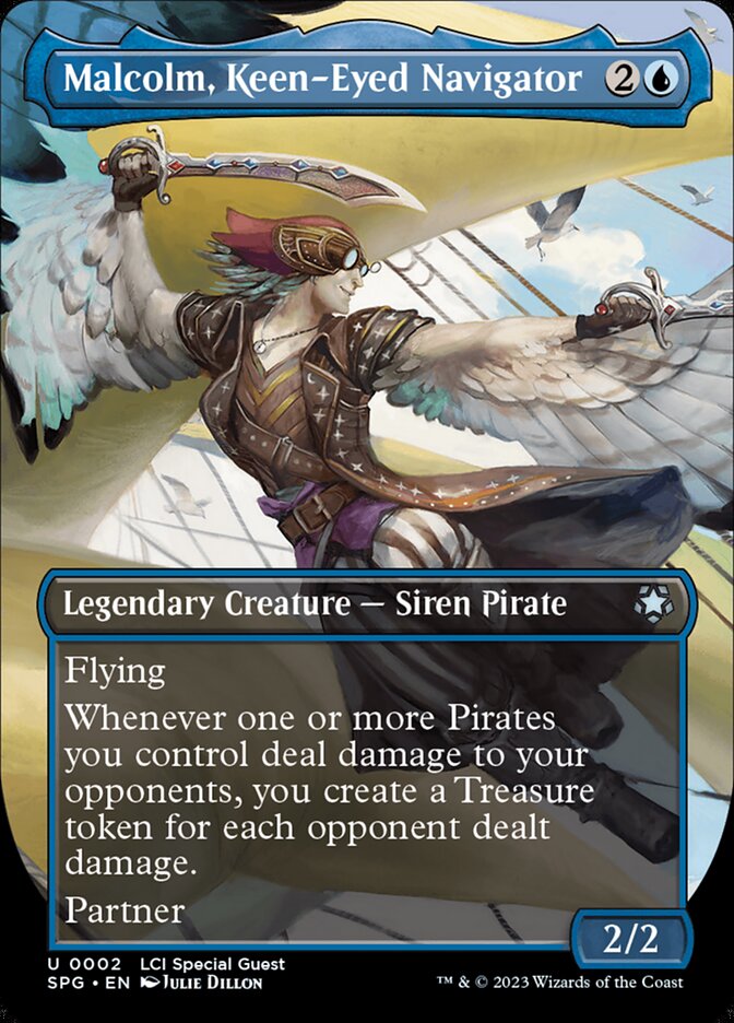 Malcolm, Keen-Eyed Navigator (Borderless)