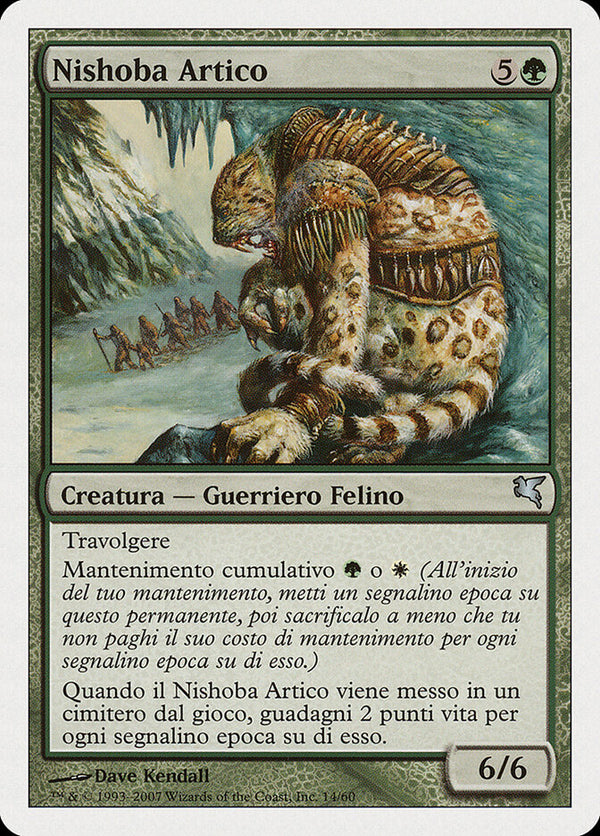 Arctic Nishoba (Italian) - "Nishoba Artico" (L14) - Magic: The Gathering