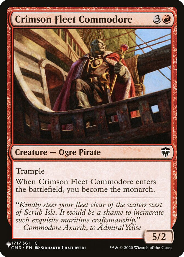 Crimson Fleet Commodore - Magic: The Gathering