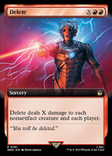 Delete (Extended Art) - Magic: The Gathering