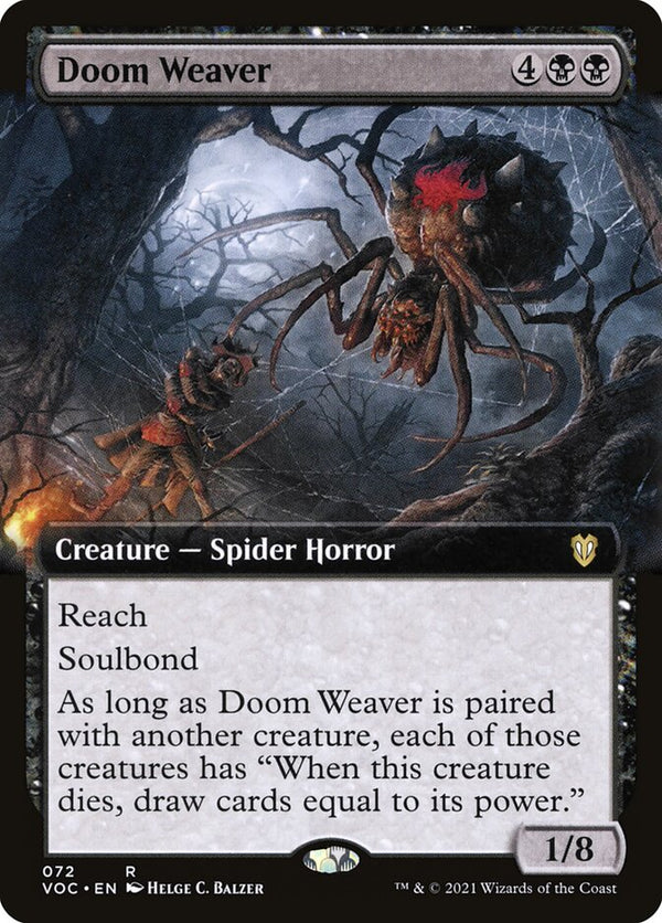 Doom Weaver (Extended Art) - Magic: The Gathering