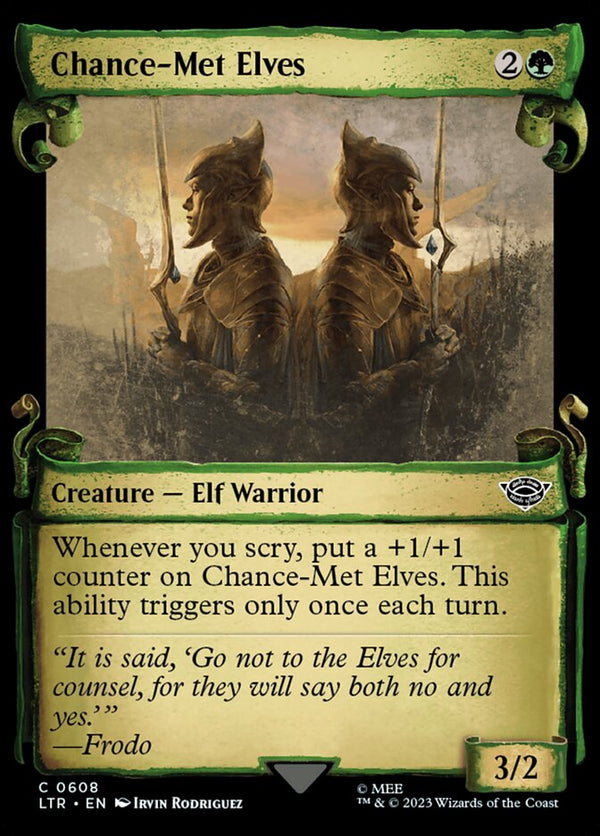 Chance-Met Elves (Showcase Scrolls) - Magic: The Gathering