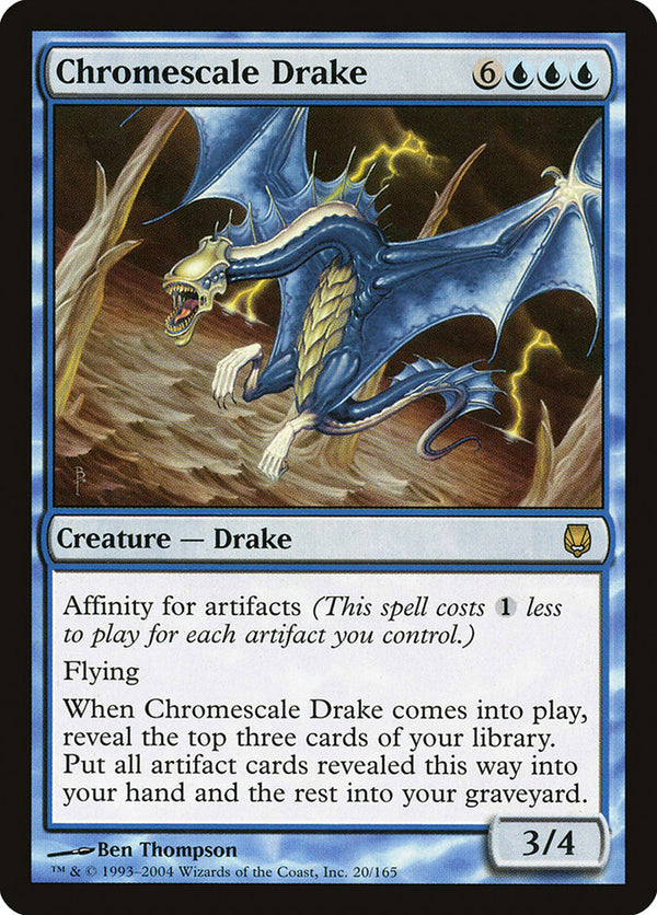 Chromescale Drake - Magic: The Gathering