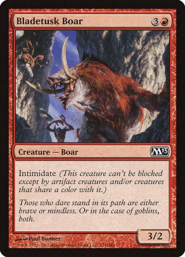Bladetusk Boar - Magic: The Gathering