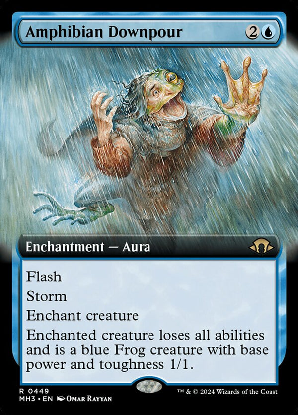 Amphibian Downpour (Extended Art) - Magic: The Gathering