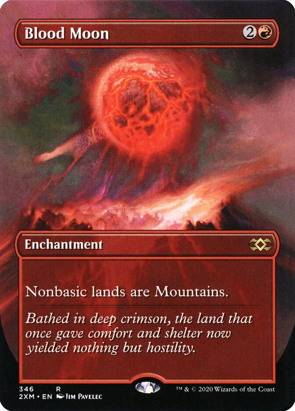 Blood Moon (Borderless) - Magic: The Gathering