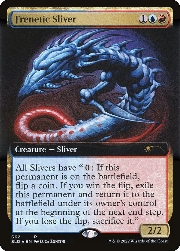 Frenetic Sliver (Extended Art) - Magic: The Gathering