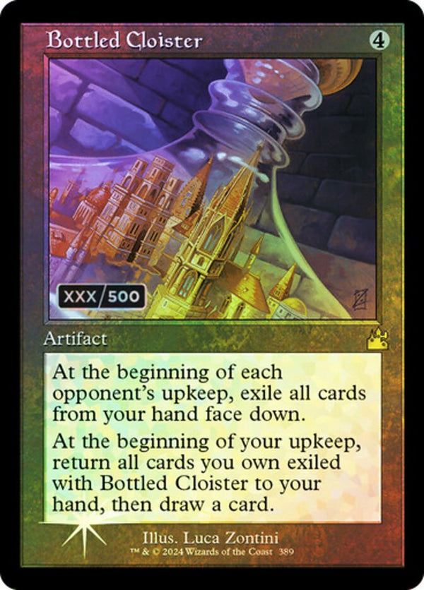 Bottled Cloister (Retro Frame) (Serial Numbered) - Magic: The Gathering