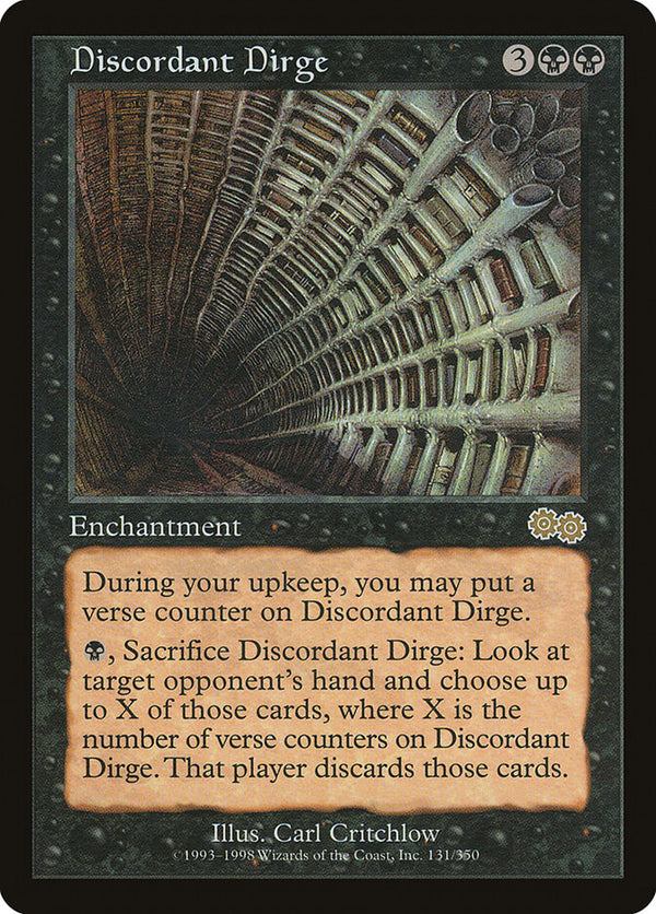 Discordant Dirge - Magic: The Gathering