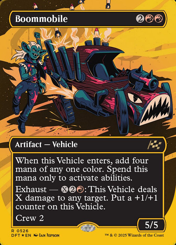 Boommobile (Borderless) (First-Place Foil) - Magic: The Gathering