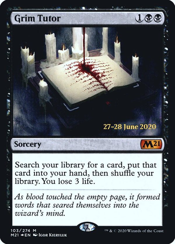 Grim Tutor - Magic: The Gathering