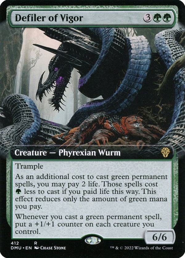 Defiler of Vigor (Extended Art) - Magic: The Gathering
