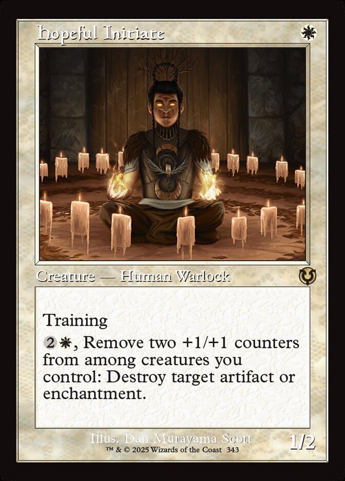 Hopeful Initiate (Retro Frame)