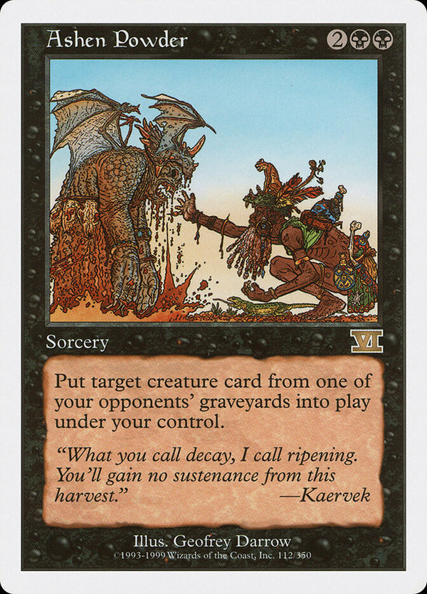 Ashen Powder - Magic: The Gathering