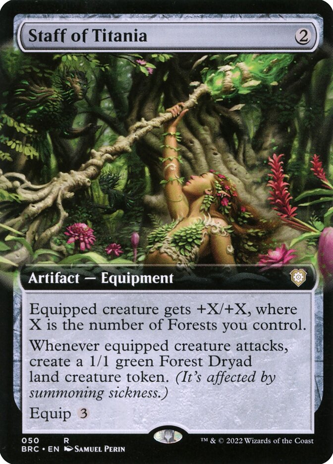 Staff of Titania (Extended Art)
