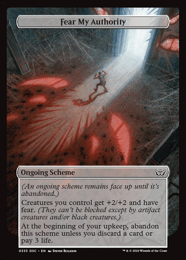 Fear My Authority (Full Art) - Magic: The Gathering