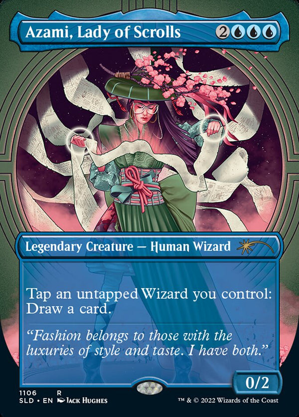 Azami, Lady of Scrolls (Borderless) - Magic: The Gathering