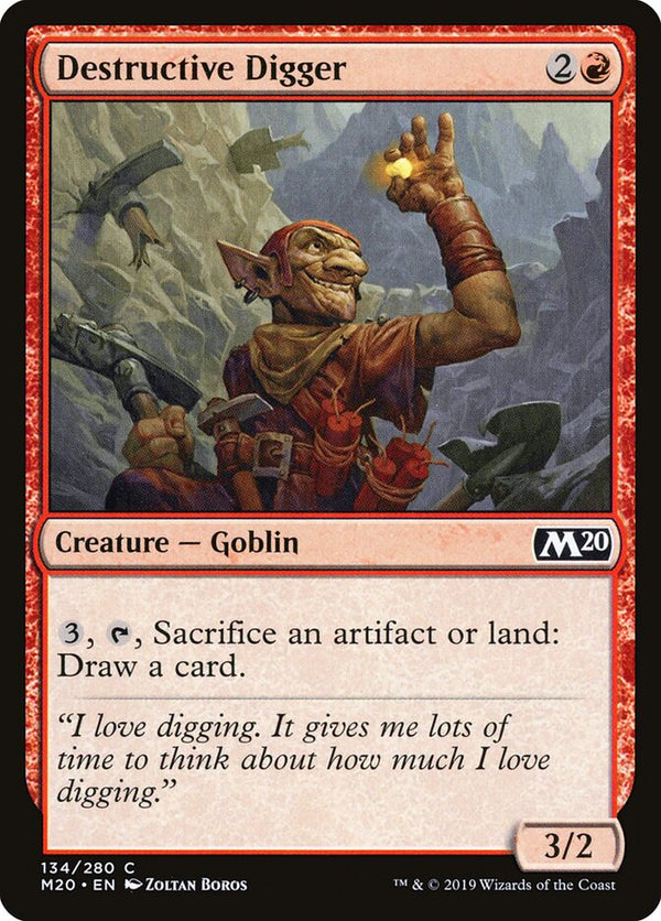 Destructive Digger - Magic: The Gathering