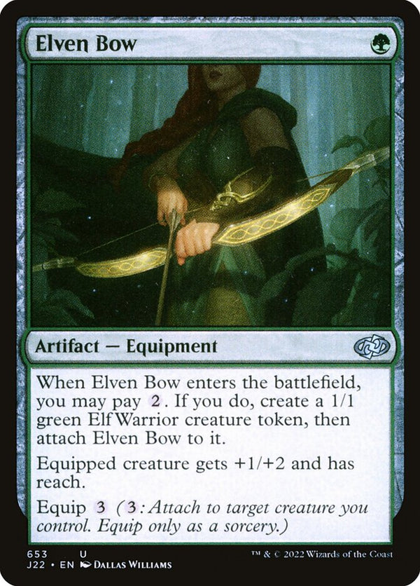 Elven Bow - Magic: The Gathering