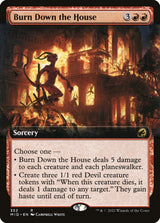 Burn Down the House (Extended Art) - Magic: The Gathering