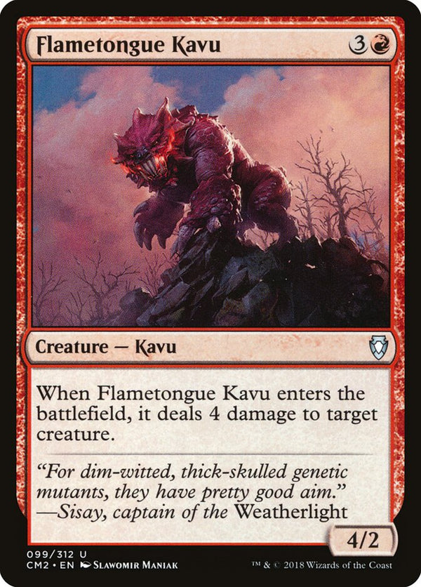Flametongue Kavu - Magic: The Gathering
