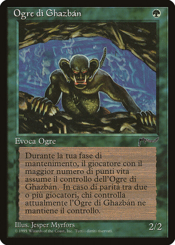 Ghazban Ogre (Italian) "Ogre di Ghazban" - Magic: The Gathering