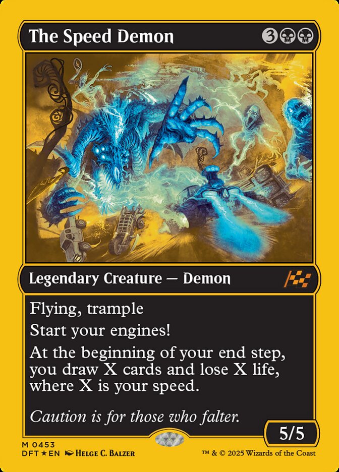 The Speed Demon (First-Place Foil)