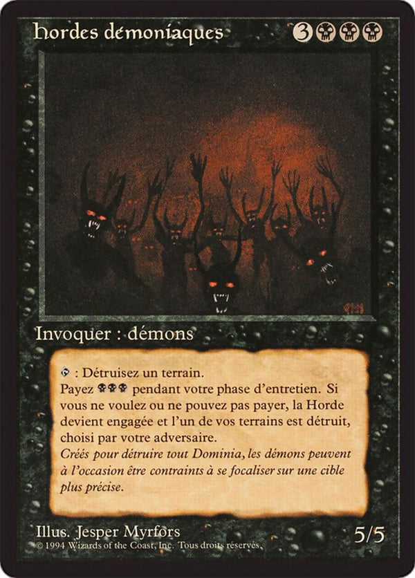 Demonic Hordes - Magic: The Gathering