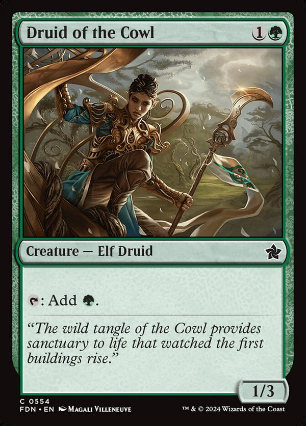 Druid of the Cowl - Magic: The Gathering