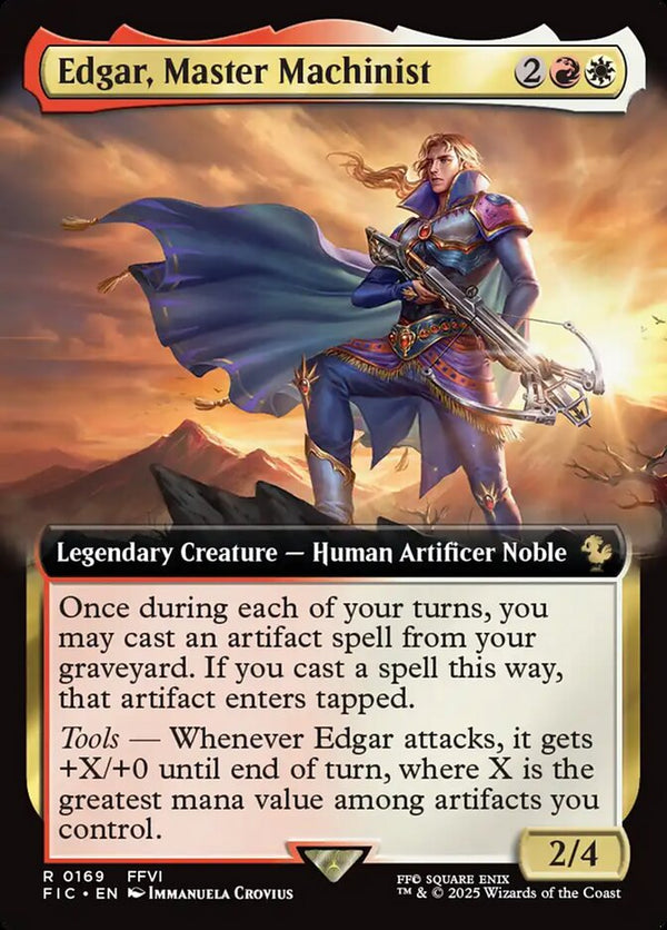 Edgar, Master Machinist (Extended Art) - Magic: The Gathering