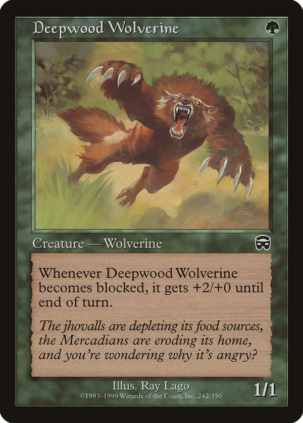 Deepwood Wolverine - Magic: The Gathering