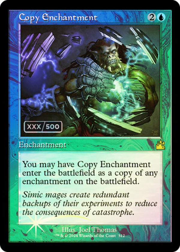 Copy Enchantment (Retro Frame) (Serial Numbered) - Magic: The Gathering