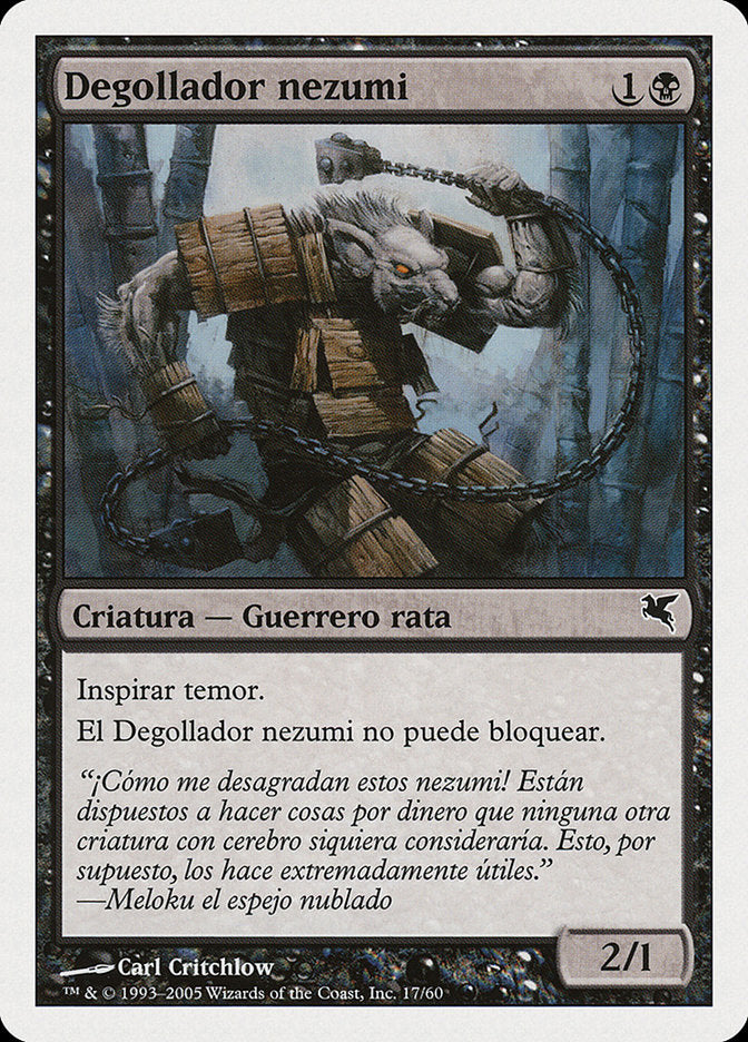 Nezumi Cutthroat (Spanish) - "Degollador nezumi" (A17)