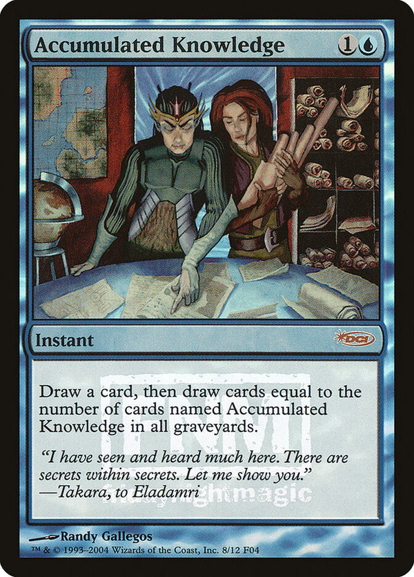 Accumulated Knowledge - Magic: The Gathering