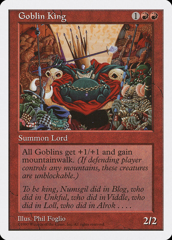 Goblin King - Magic: The Gathering