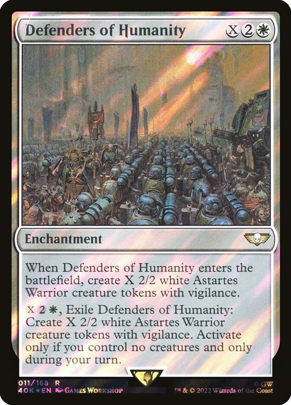 Defenders of Humanity (Surge Foil) - Magic: The Gathering